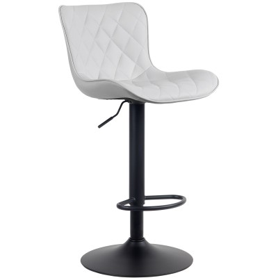 Tabouret de bar Emma simili cuir