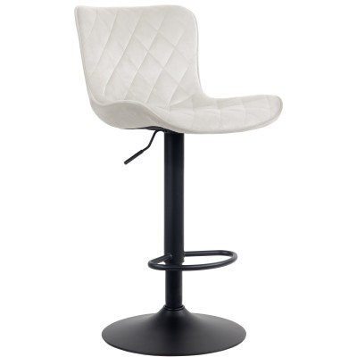 Tabouret de bar Emma velours