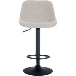 Lot de 2 tabourets de bar Loft tissu crème