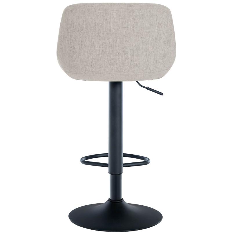 Lot de 2 tabourets de bar Loft tissu crème
