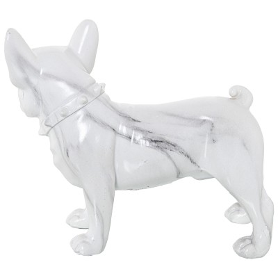 Figurine Décorative Alexandra House Living Plastique Chien 14 x 26 x 24 cm Marbre