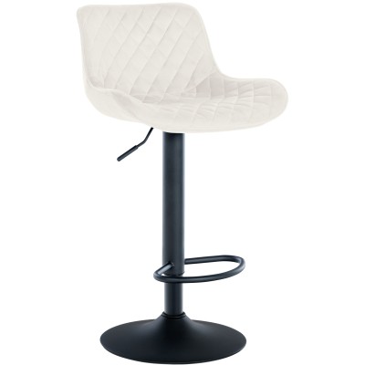 Tabouret de bar Minosa velours