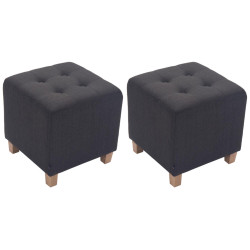 Lot de 2 tabourets Pharaon,...