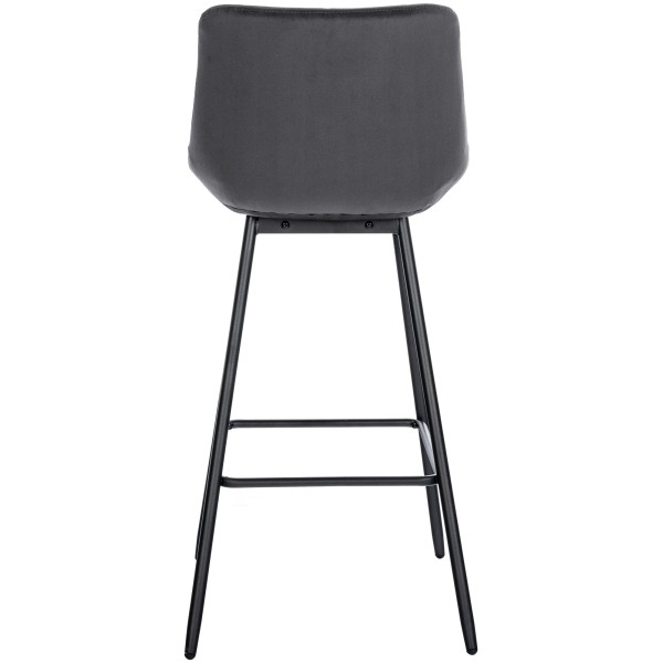 Tabouret de bar Weston velours