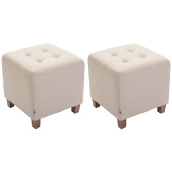 Lot de 2 tabourets Pharaon,...