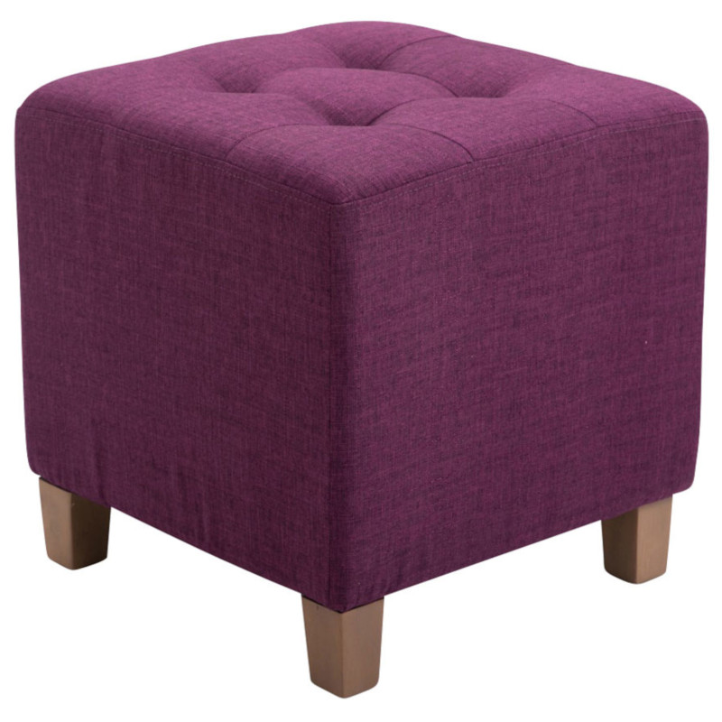 Lot de 2 tabourets Pharaon, violet clair antique