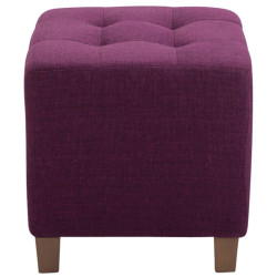 Lot de 2 tabourets Pharaon, violet clair antique