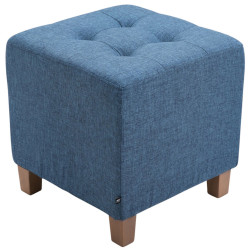Lot de 2 tabourets Pharaon, bleu clair antique