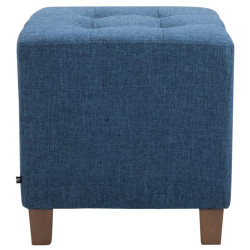 Lot de 2 tabourets Pharaon, bleu clair antique