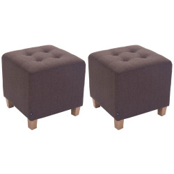 Lot de 2 tabourets Pharaon,...