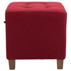 Lot de 2 tabourets Pharaon, rouge clair antique