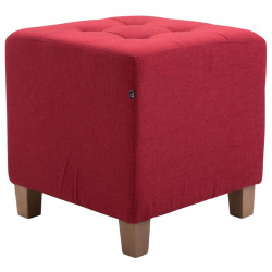 Lot de 2 tabourets Pharaon, rouge clair antique