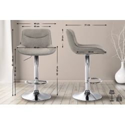 Tabouret de bar Vonore...