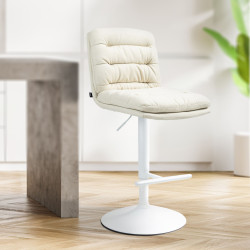 Tabouret de bar en tissu...