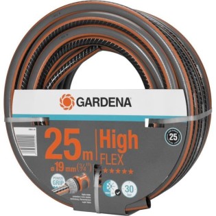 GARDENA Tuyau d'arrosage Comfort HighFLEX ñ Longueur 25m ñ ÿ19mm ñ Anti noeud et indÈformable ñ Garantie 25 ans (18083-20)