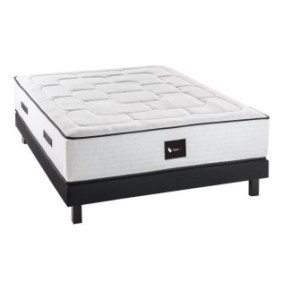 DEKO DREAM Ensemble matelas + sommier bois massif 160 x 200 - 700 ressorts ensachÈs - Ferme - HOTEL SANIPUR MULTIPOCKET