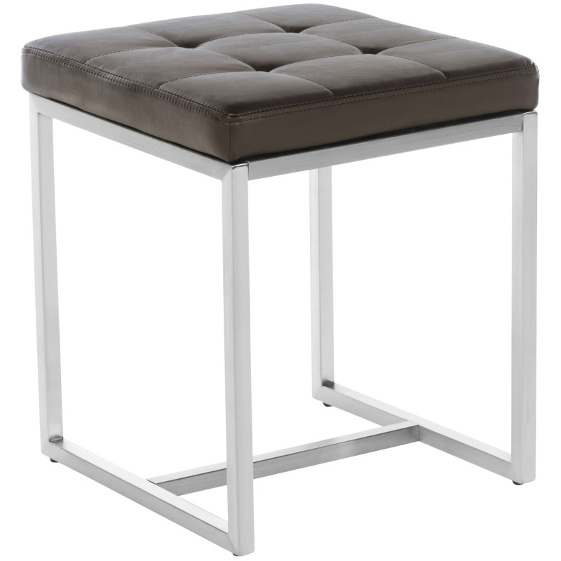 Lot de 2 tabourets Barci marron