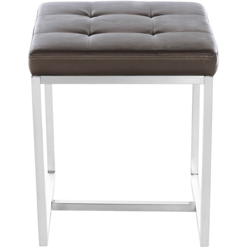 Lot de 2 tabourets Barci marron
