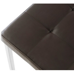 Lot de 2 tabourets Barci marron