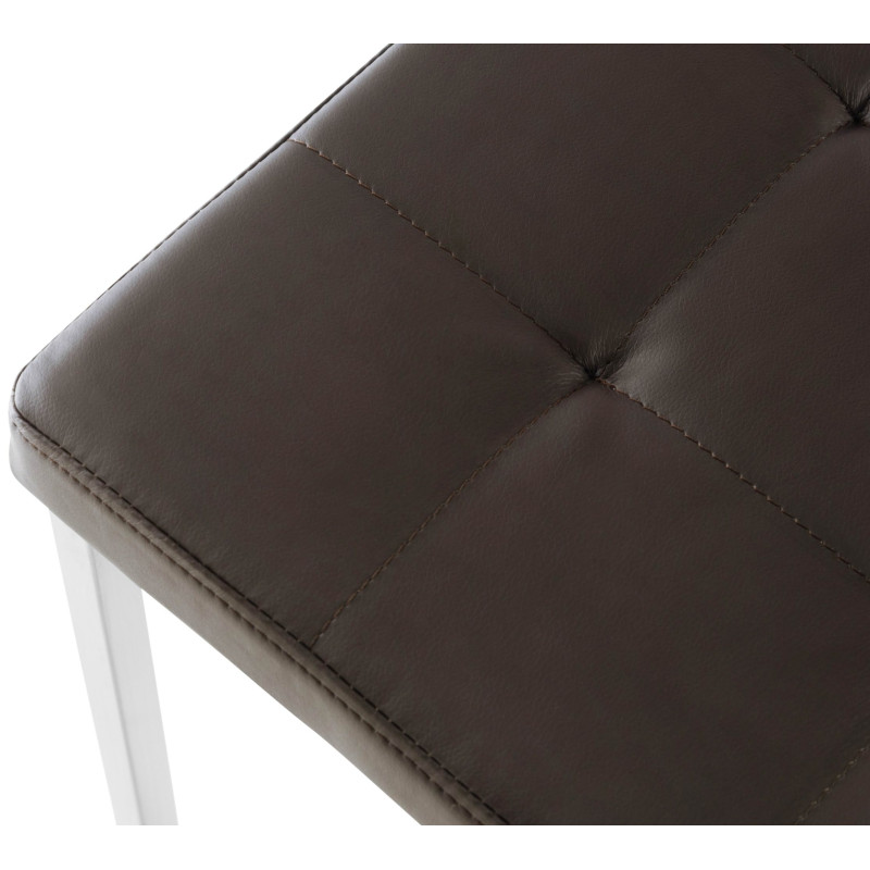 Lot de 2 tabourets Barci marron