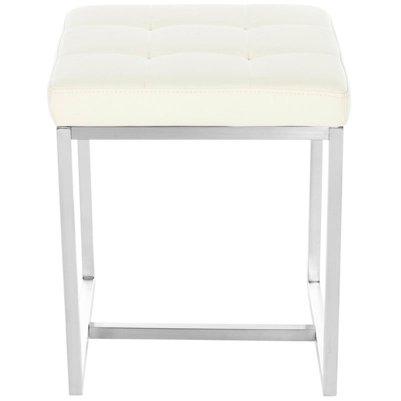 Lot de 2 tabourets Barci crème