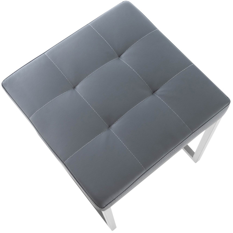 Lot de 2 tabourets Barci gris