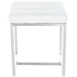Lot de 2 tabourets Barci blancs