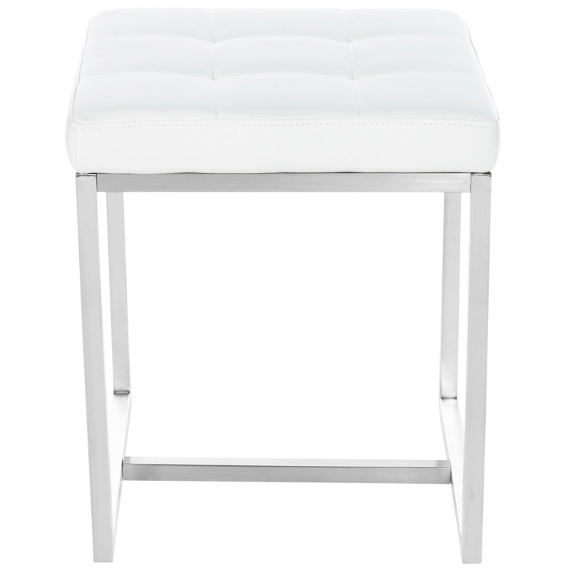 Lot de 2 tabourets Barci blancs