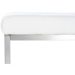 Lot de 2 tabourets Barci blancs