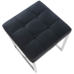 Lot de 2 tabourets Barci noirs