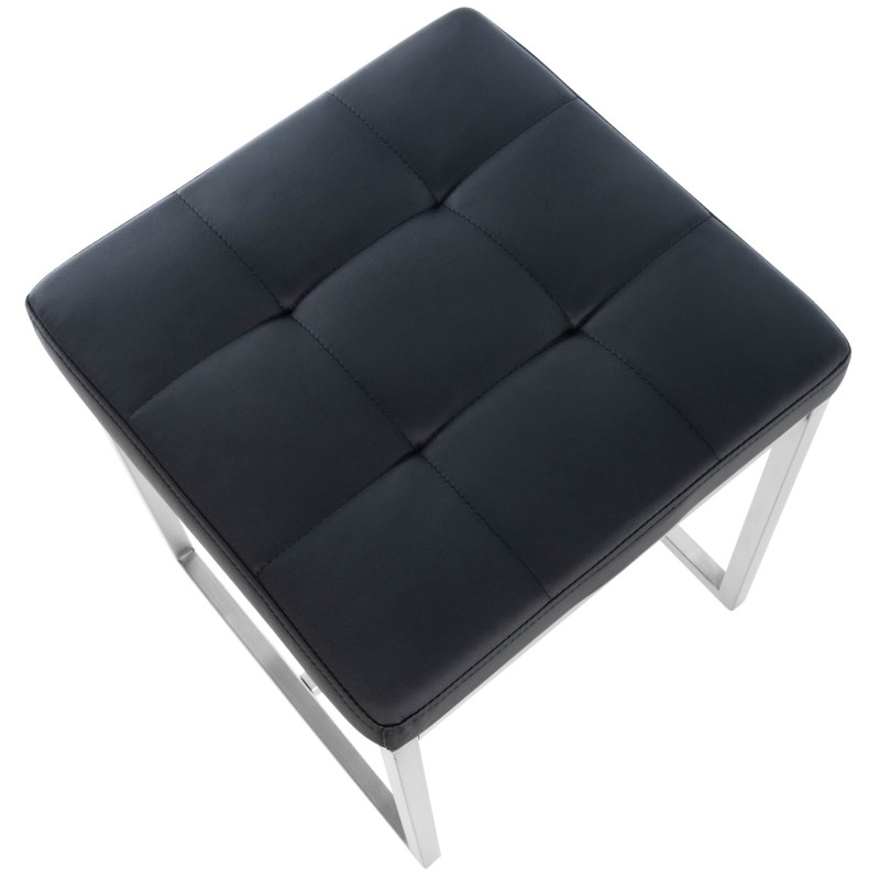 Lot de 2 tabourets Barci noirs
