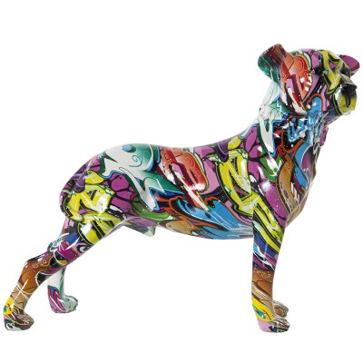 Figurine Décorative Alexandra House Living Multicouleur Plastique Chien 13 x 29 x 26 cm