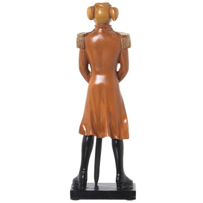 Figurine Décorative Alexandra House Living Marron Plastique Chien Costume 9 x 14 x 36 cm