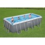 BESTWAY Piscine hors sol Power Steel™ 488 x 244 x 122 cm, filtre a sable, bвche, échelle, diffuseur Chemconnect™