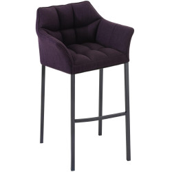 Tabouret de bar en tissu...
