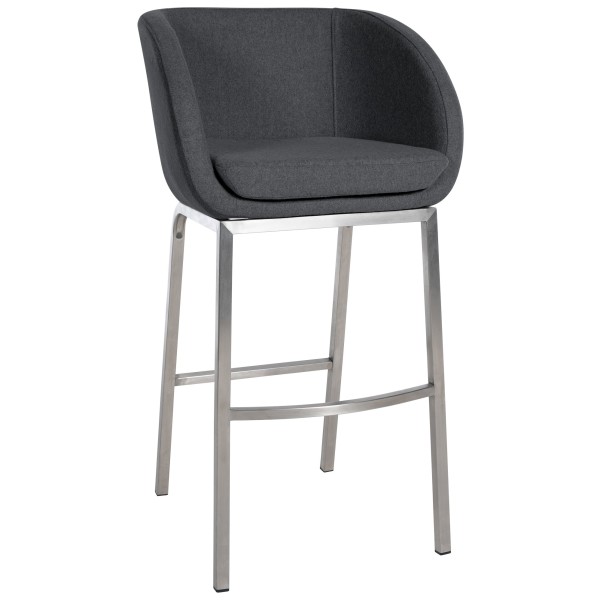 Tabouret de bar Rockhill E feutre