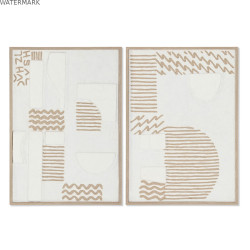 Cadre Home ESPRIT Abstrait Urbaine 50 x 3 x 70 cm (2 Unités)