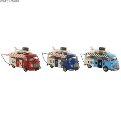Figurine Décorative Home ESPRIT 28 x 15 x 18 cm (3 Unités) Fourgonnette