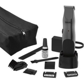 Tondeuse barbe - WAHL - Groomsman rechargeable - Tete de coupe prÈcis - Forme et poignÈe ergonomiques