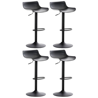 Lot de 4 tabourets de bar Aveiro