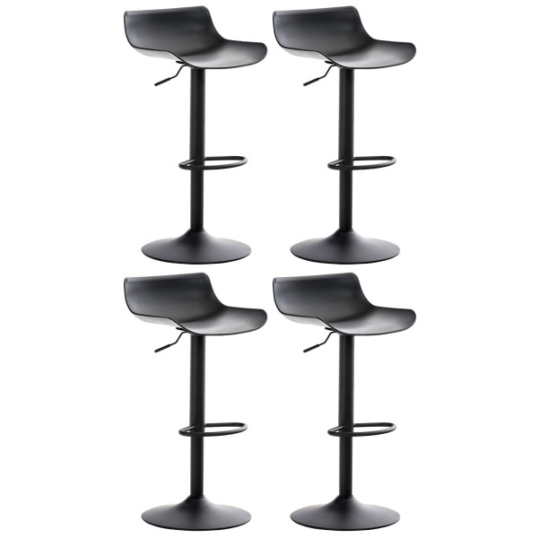 Lot de 4 tabourets de bar Aveiro