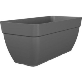 Jardiniere CAPRI CAMPANA XL - Plastique - 80 cm - Anthracite - ARTEVASI