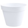 EDA Pot de fleur rond Toscane - ÿ 48 x H 40 cm - 43 L - Blanc