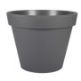 EDA Pot de fleur rond Toscane - ÿ 60 x H 47 cm - 76 L - Gris anthracite