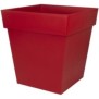 EDA Pot carrÈ Toscane - 50 cm - 87 L - Rouge