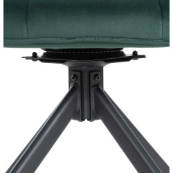 Fauteuil Westport, velours, vert