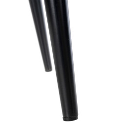 Chaise de salle à manger Stanley, velours gris