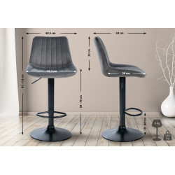 Lot de 2 tabourets de bar...