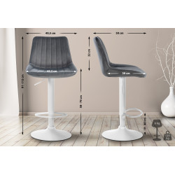 Lot de 2 tabourets de bar...