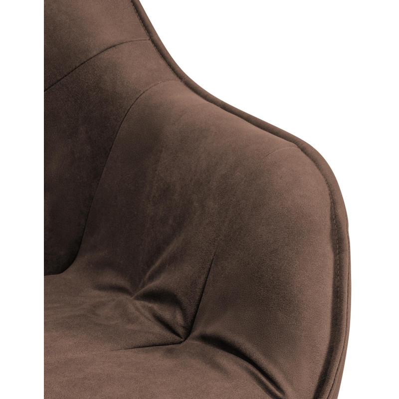 Chaise marron vintage Russell